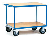 voziček z lesenimi policami 500 kg